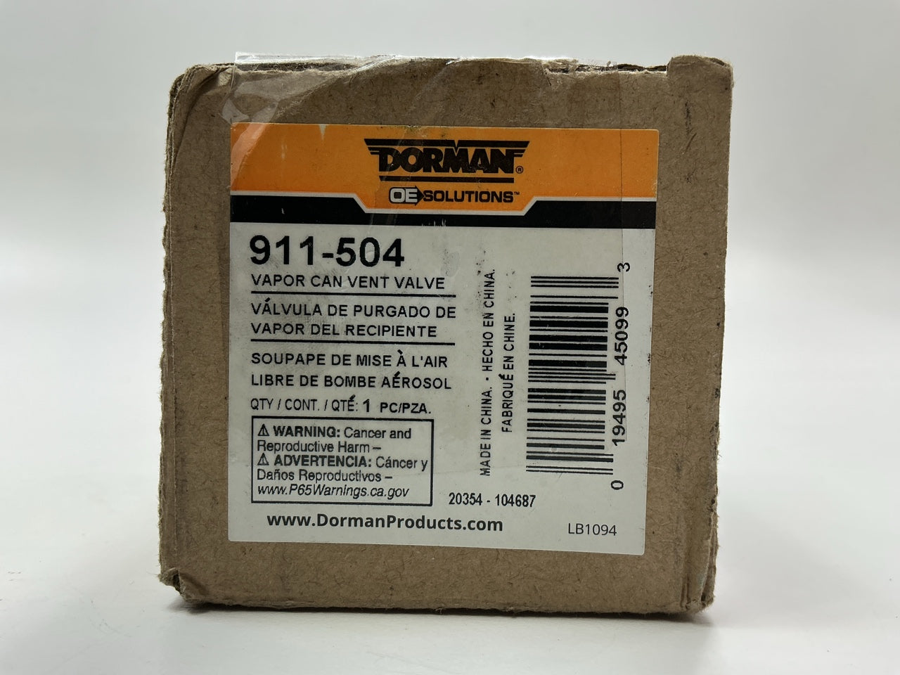 Dorman 911-504 Vapor Canister Vent Solenoid Valve