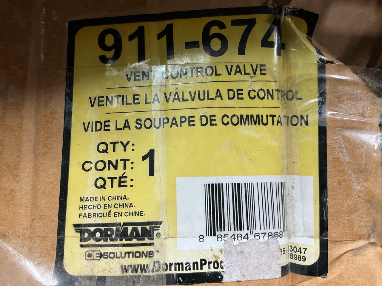 Dorman 911-674 Vapor Canister Purge Valve