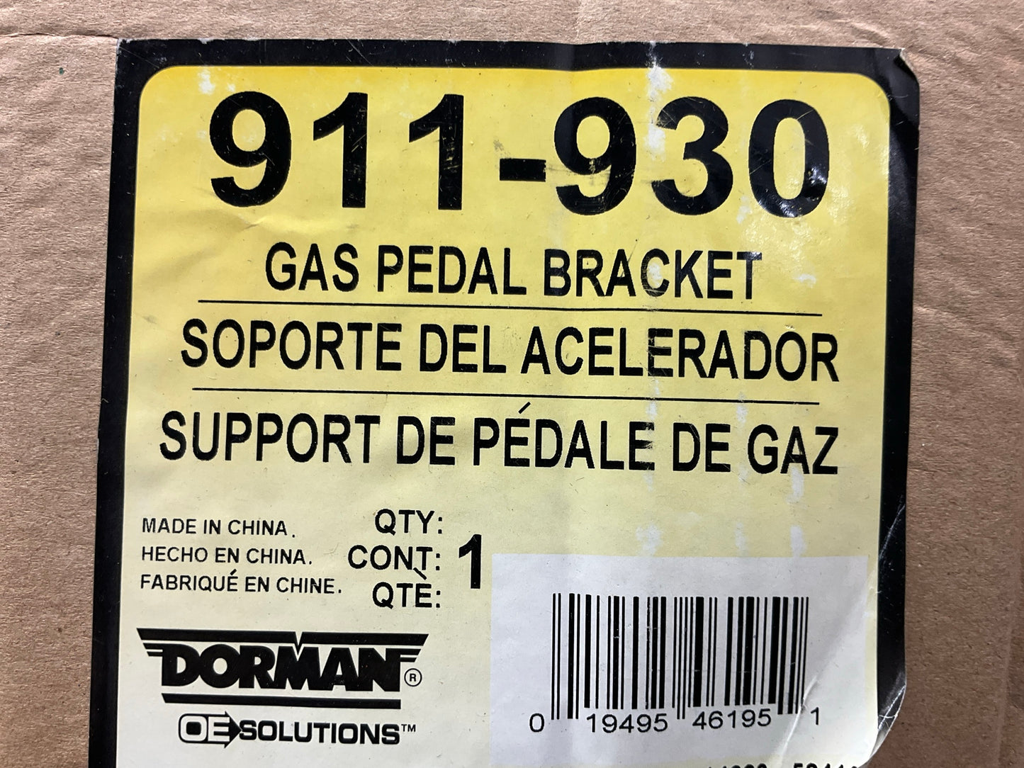 Dorman 911-930 Accelerator Gas Pedal