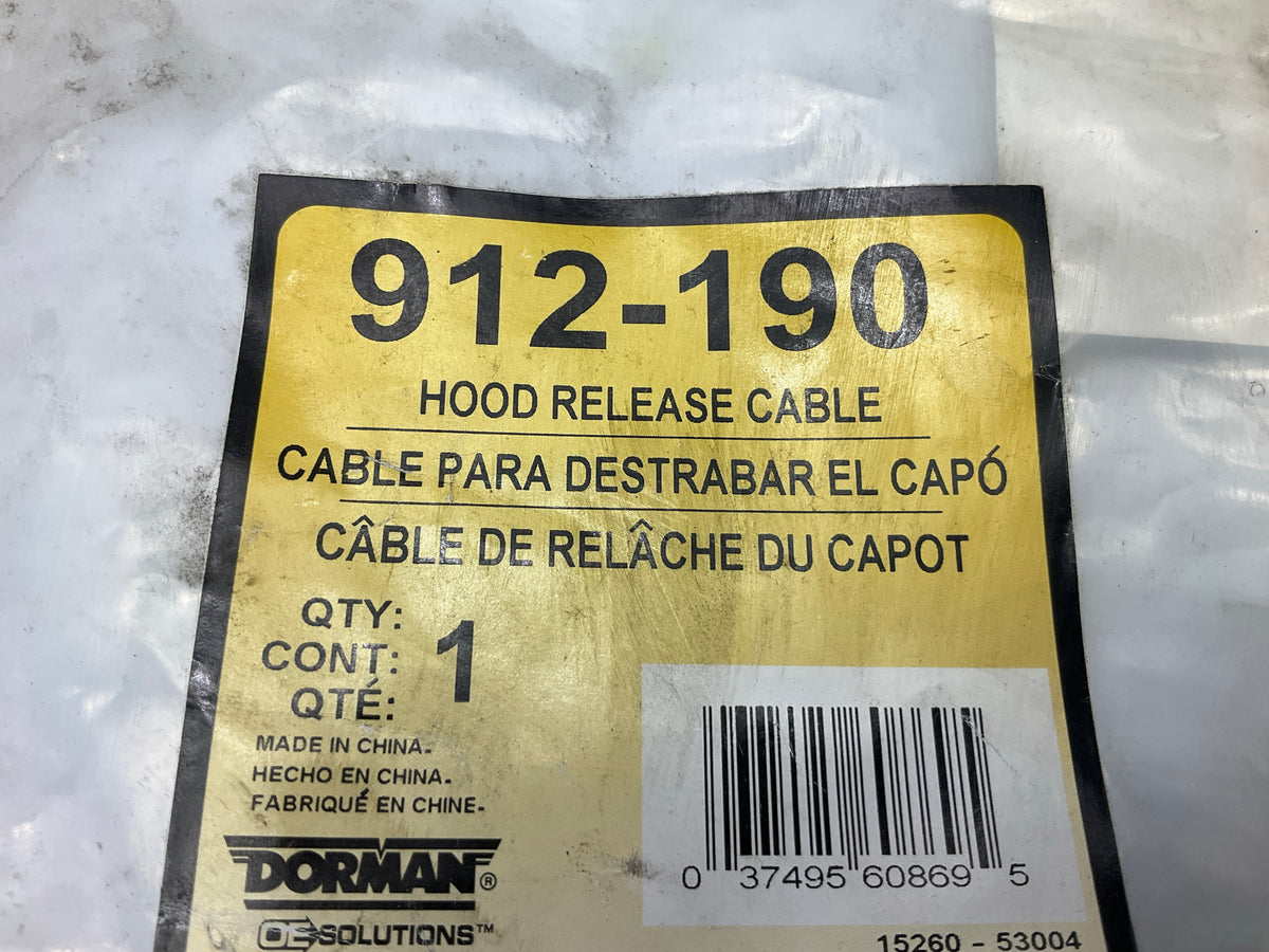 Dorman 912-190 Hood Release Cable 10-12 Fusion, MKZ, 10-11 Milan