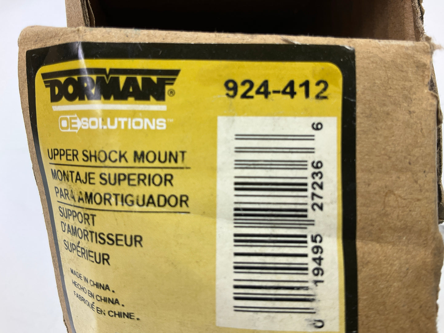 MISSING HARDWARE - Dorman 924-412 Suspension Shock Mount