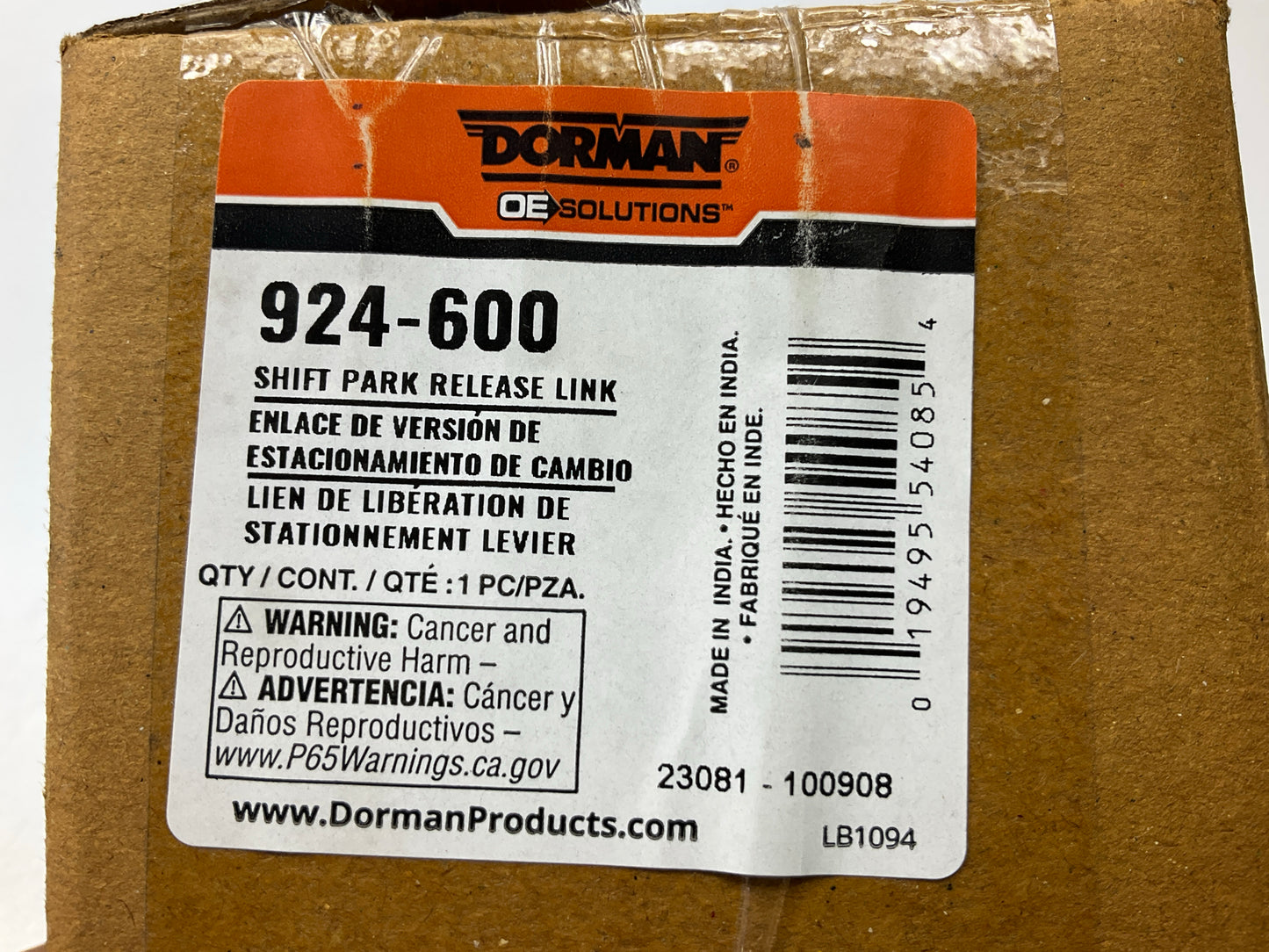 Dorman 924-600 Transmission Shift Linkage Repair Kit