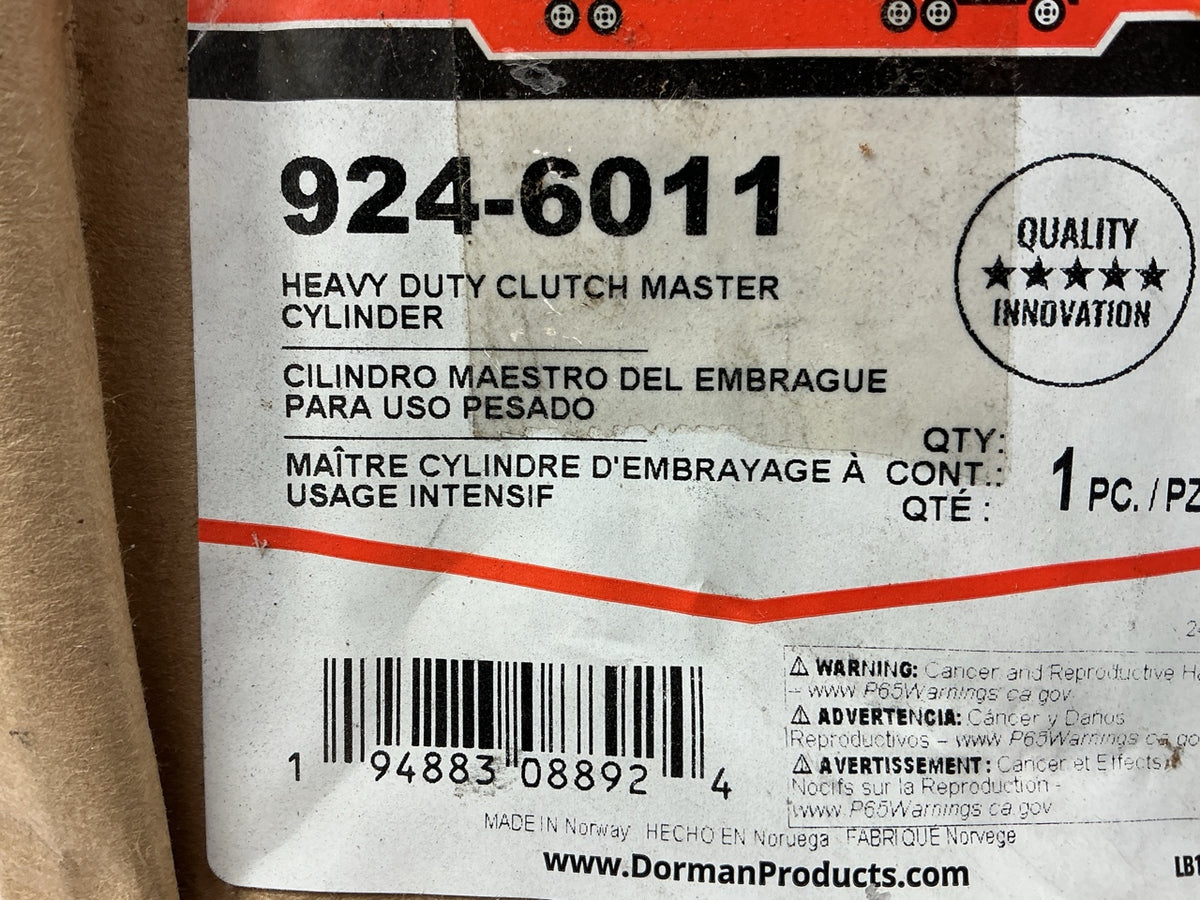 Dorman 924-6011 Clutch Master Cylinder