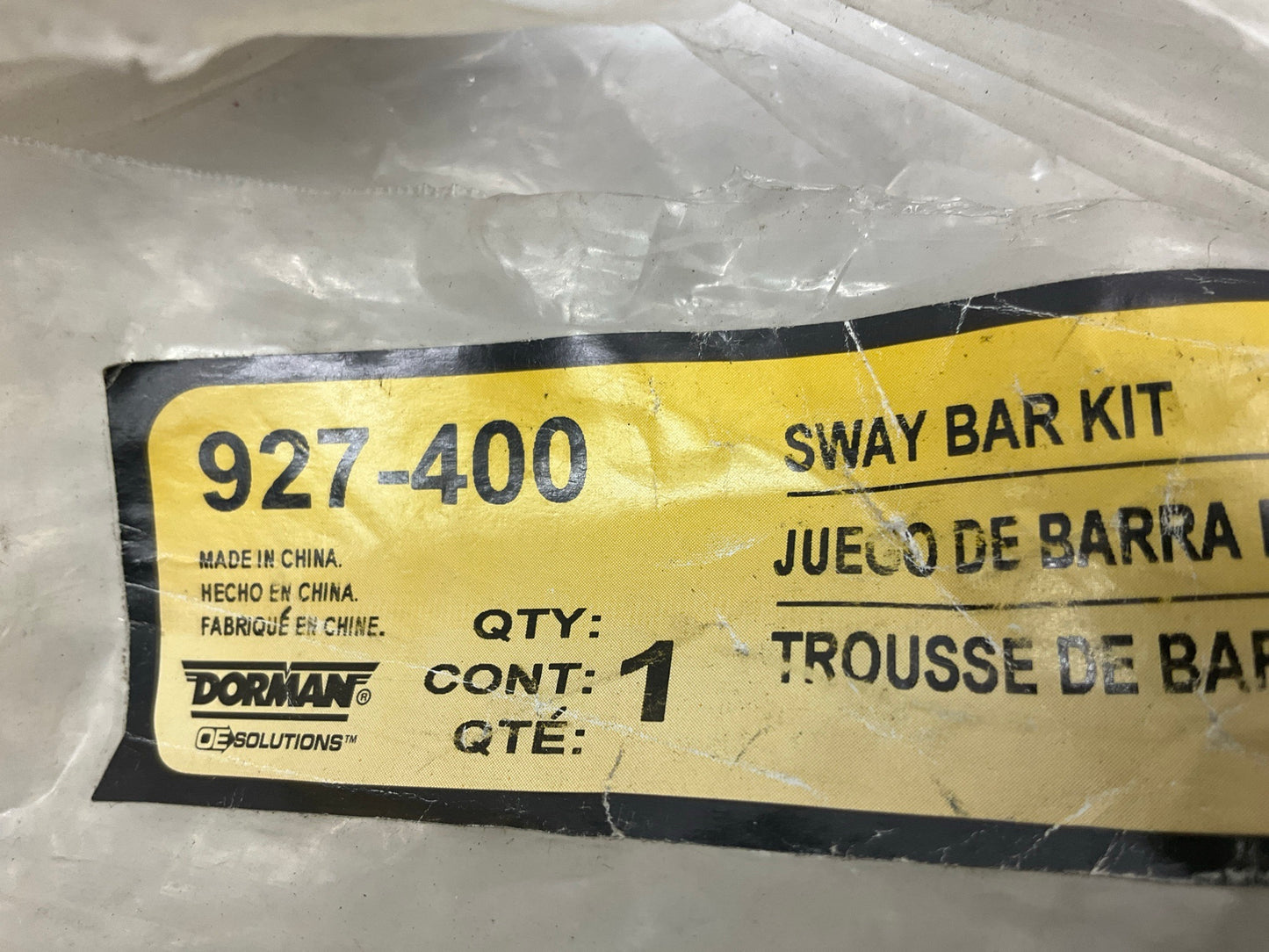 SOLD AS IS, BAR ONLY Dorman 927-400 Rear Stabilizer Sway Bar 07-12 Altima