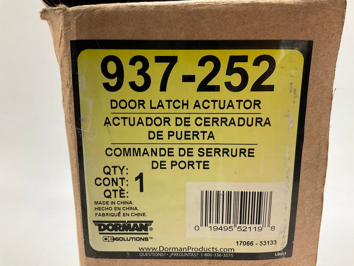 Dorman 937-252 Front Left Door Lock Actuator Motor For 2005-2007 Nissan Murano