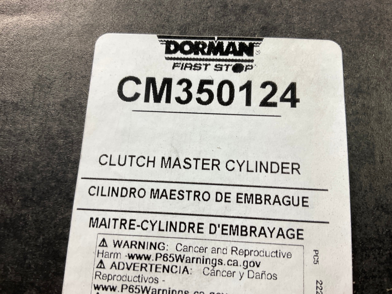 Dorman CM350124 Clutch Master Cylinder