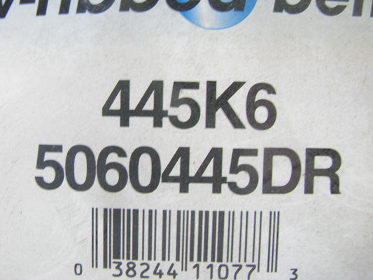 Drive-rite 5060445DR Serpentine Belt - 0.84'' X 45.00'' - 6 Ribs