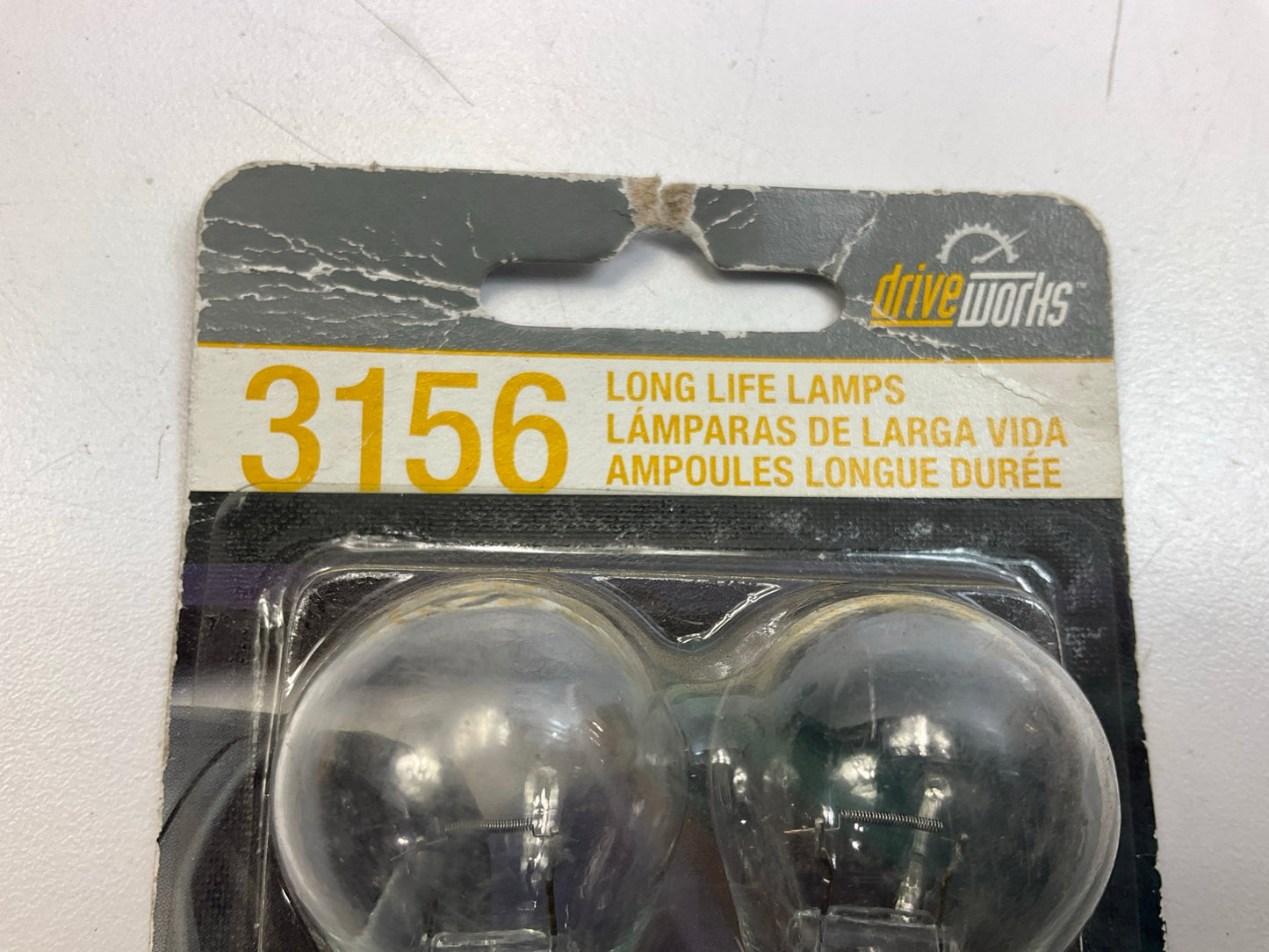 (2) Drive Works 3156 Longlife Back Up Lamp Light Bulb # 3156LL