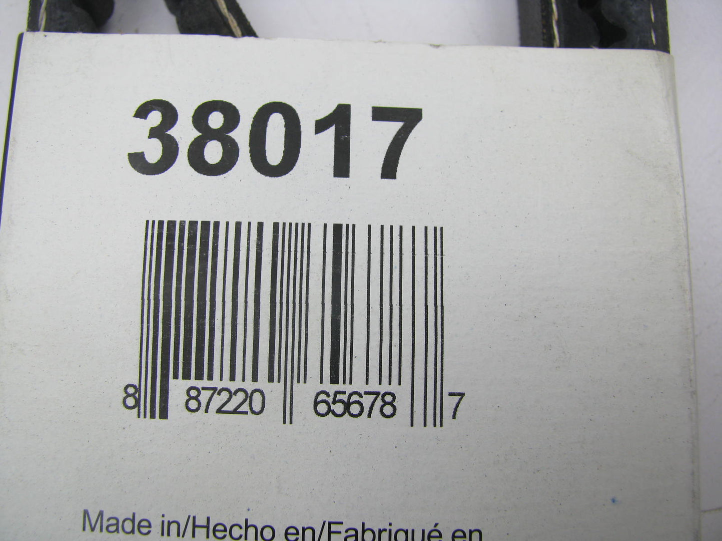 Drive Works 38017 Accessory Drive Belt - 0.53'' X 38.00'' - 36 Degree