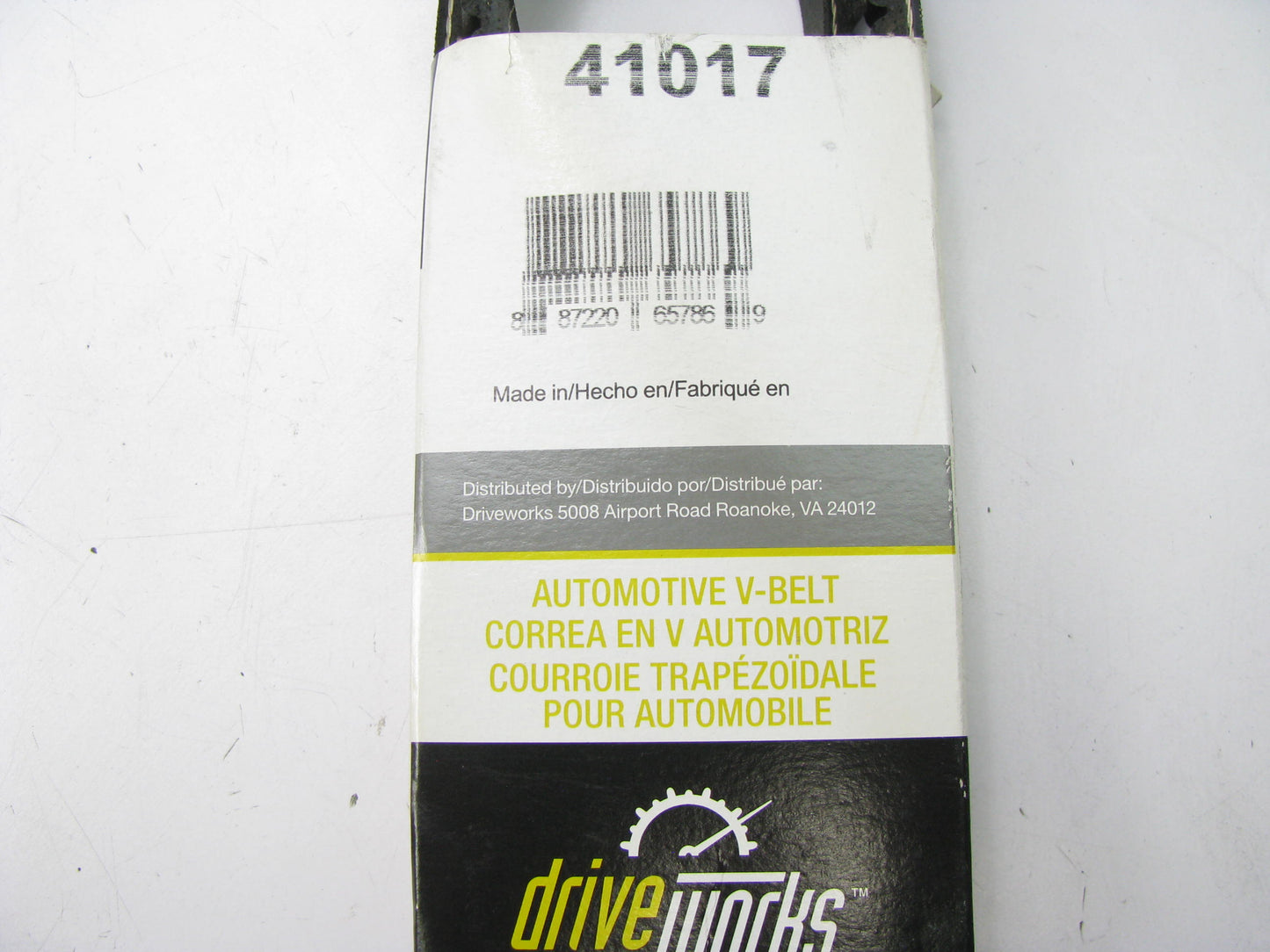 Drive Works 41017 Accessory Drive Belt - 0.53'' X 41.00'' - 36 Degree