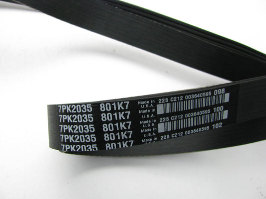 Drive Works 801K7 Serpentine Belt