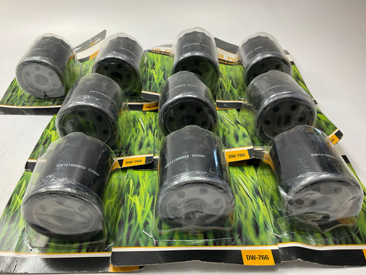 (10) Drive Works DW766 Engine Oil Filters - Replacement For John Deere AM107423
