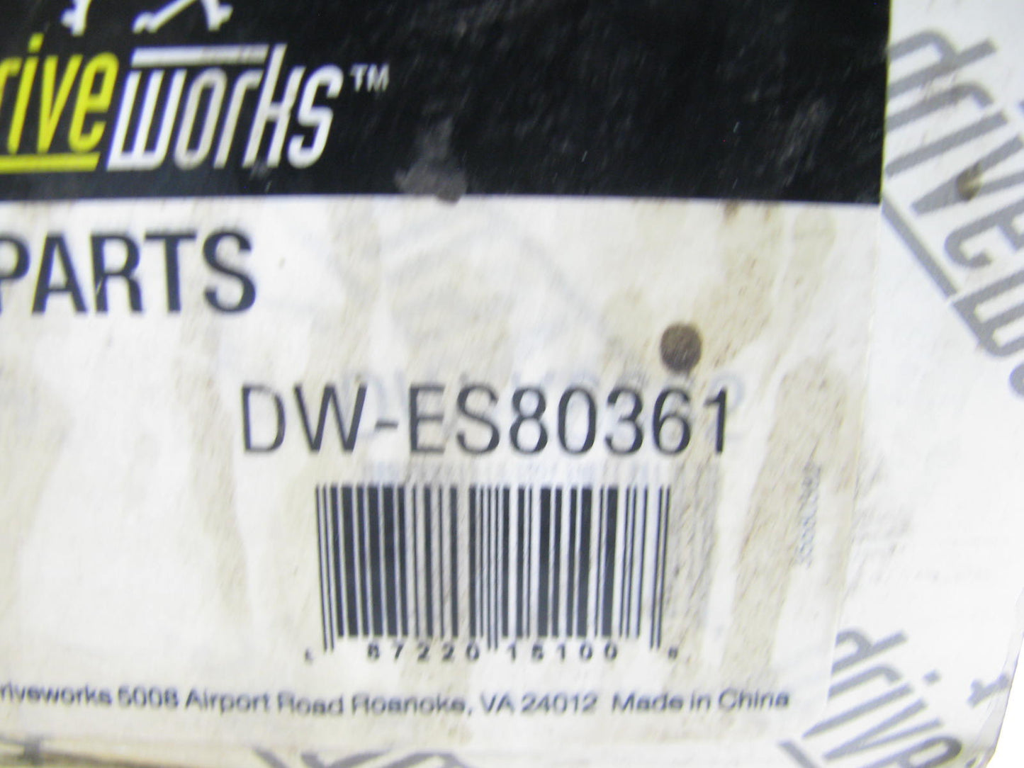 Drive Works ES80361 Steering Tie Rod End - Front Left Outer