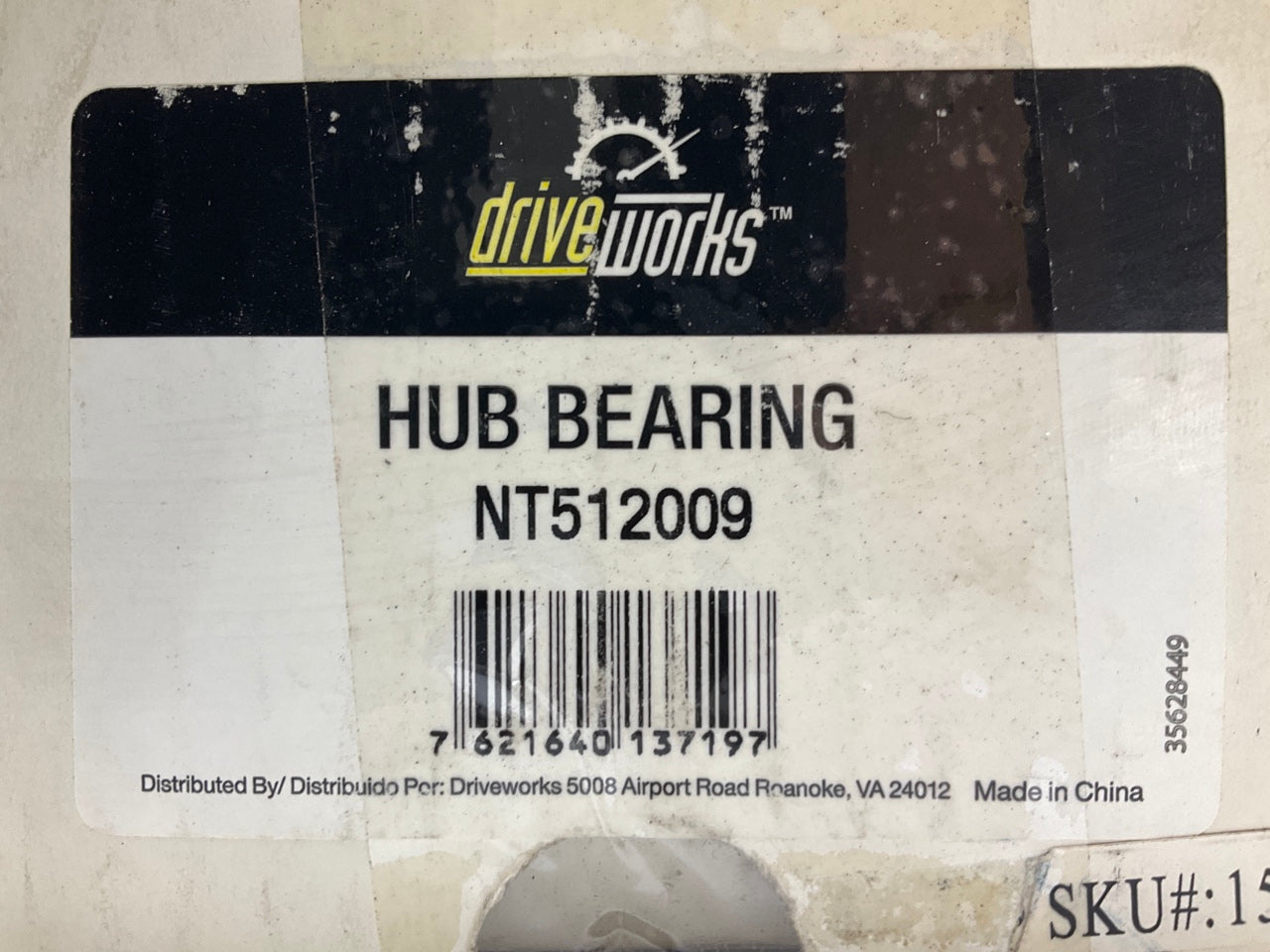 Drive Works NT512009 Rear Wheel Bearing And Hub Assembly