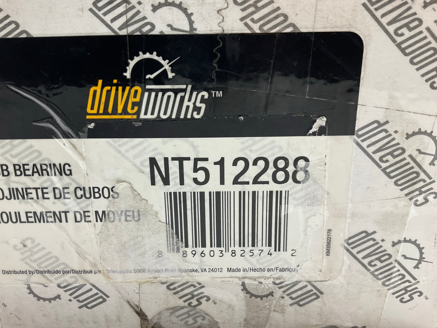 Drive Works NT512288 Rear Wheel Bearing And Hub For 2004-2006 Chrysler Pacifica