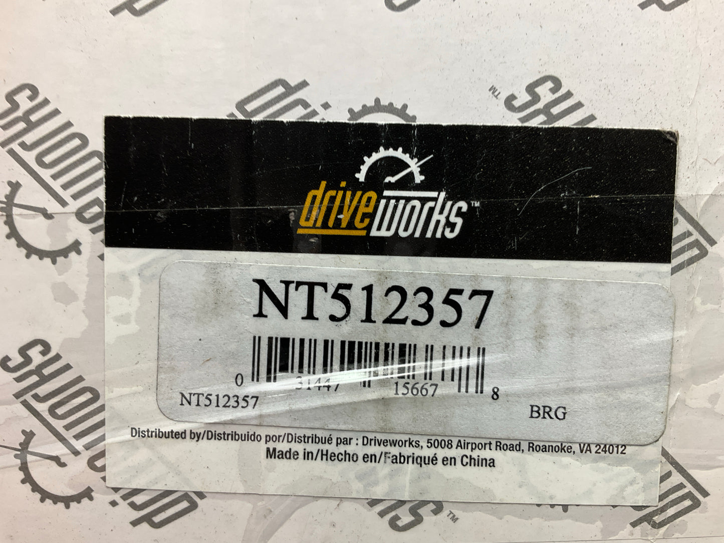 Drive Works NT512357 Rear Wheel Bearing & Hub Assembly