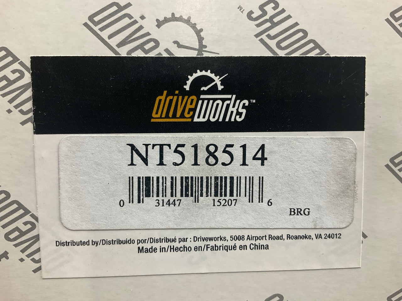 Drive Works NT518514 Front Wheel Hub Repair Kit - MISSING NUT & ''C'' CLAMP
