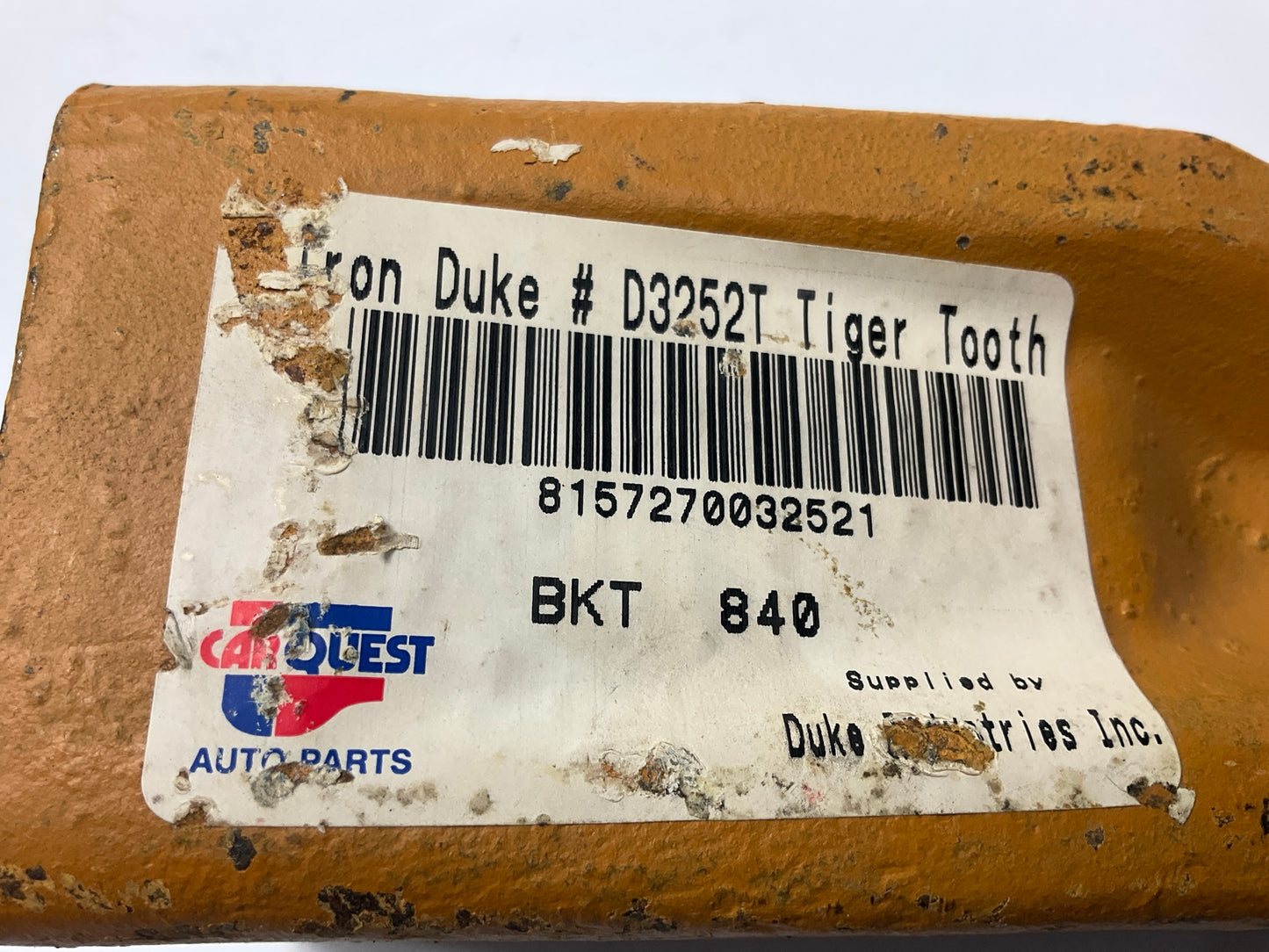 Duke D3252T Excavator Bucket Tooth D3252, 1U3252
