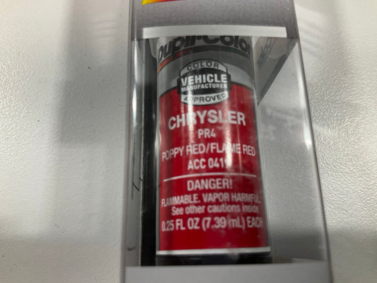 Dupli-color ACC0419 Touch Up Paint Scratch Fix Pen For Chrysler Poppy Red PR4