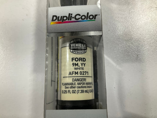 Dupli-Color AFM0271 Scratch Fill All-In-1 Touch Up Paint For Ford 9M, YY White
