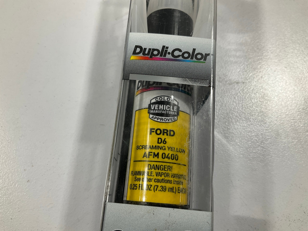 Dupli-color AFM0400 All-in-1 Touch Up Paint For Ford Screaming Yellow, Code D6