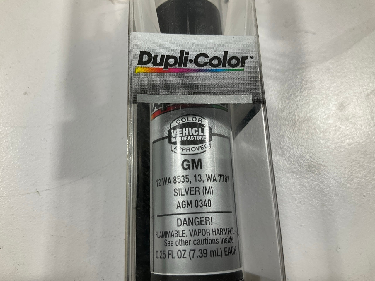 Dupli-color AGM0340 All-in-1 Touch Up Paint For GM Silver (M) 12 WA 8535, 13 WA