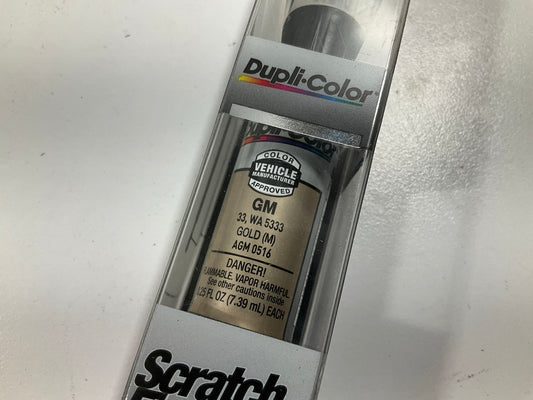 Dupli-color AGM0516 Touch Up Paint Scratch Fix Pen Marker - GM Gold Metallic