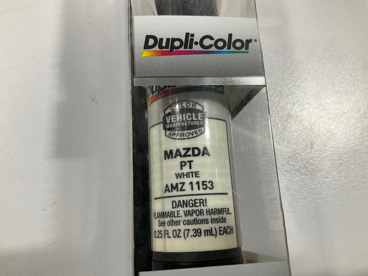 Dupli-color AMZ1153 All-in-1 Touch Up Paint For Mazda White, Code PT