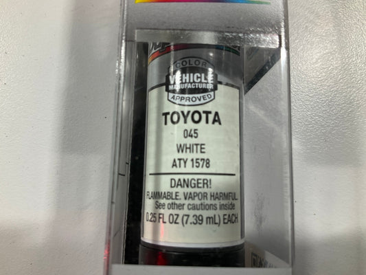 Dupli-color ATY1578 Touch Up Paint Scratch Fix Pen - Toyota Code 045 White
