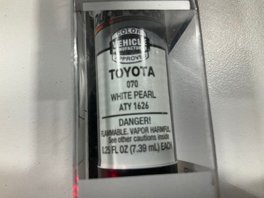 Dupli-color ATY1626 Touch Up Paint Scratch Fix Pen TOYOTA 070 WHITE PEARL .25 OZ