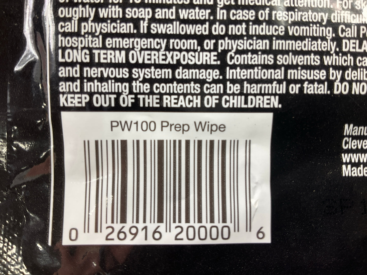 10 PACK Dupli-color PW100 Touch-up Repair Prep-Wipe Towelette 1/2'' X 11'', 0.5 Oz