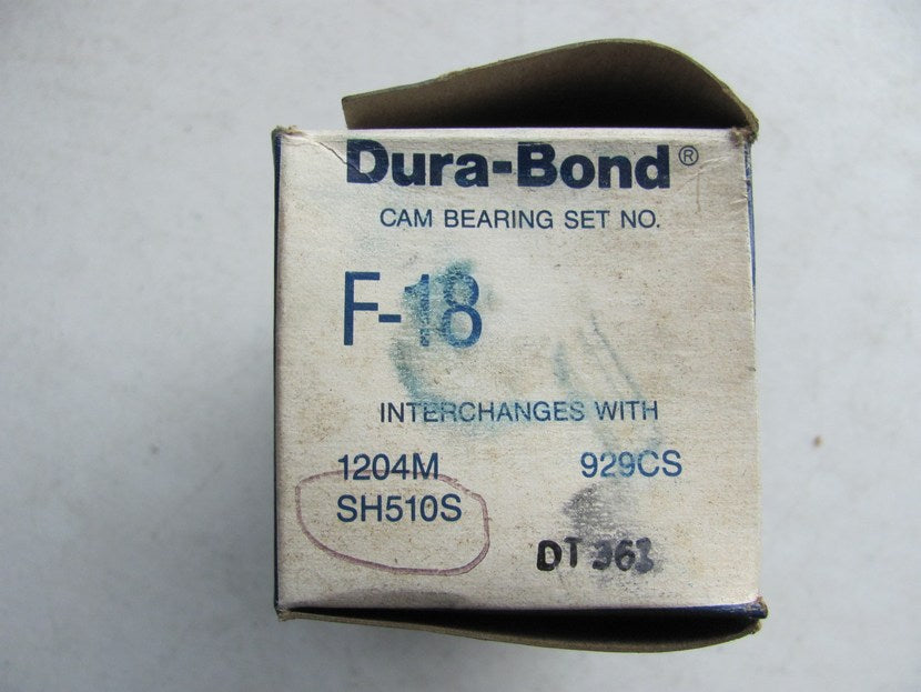Dura-bond F18 Camshaft Bearings For 1968-1972 Ford 255 260 289 302 351