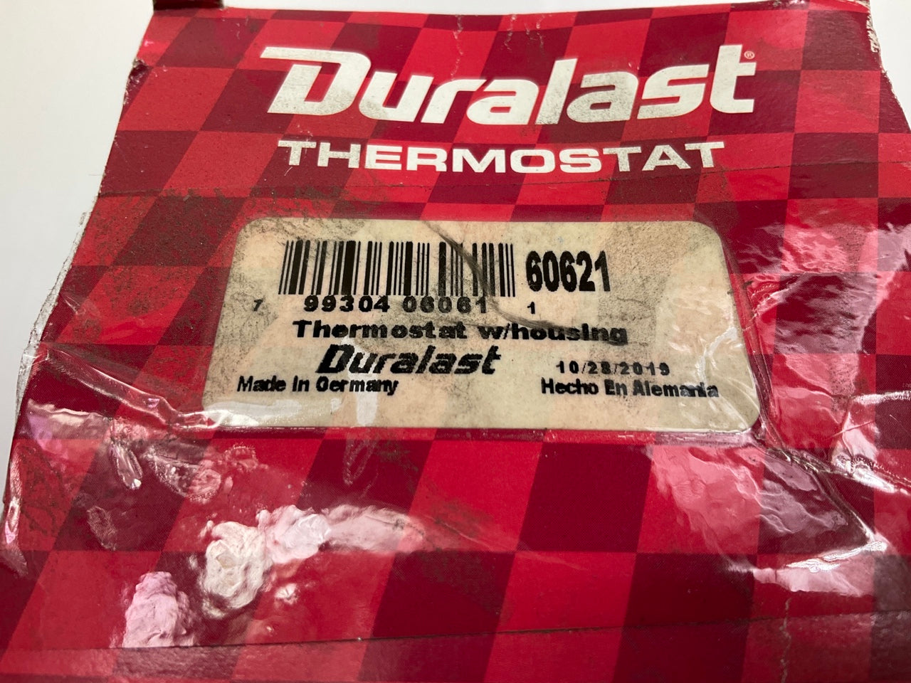 Duralast 60621 Engine Coolant Thermostat Housing Assembly, 221F