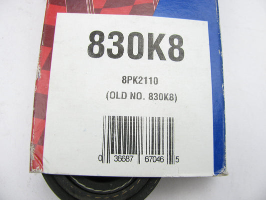 Duralast 830K8 Serpentine Belt - 1.12'' X 83.50'' - 8 Ribs