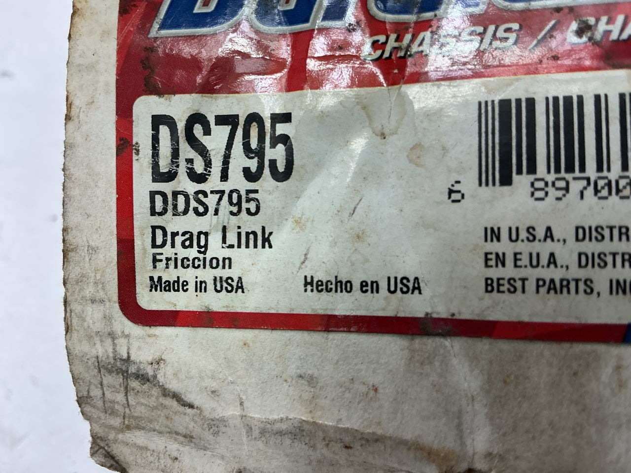 Duralast DS795 Front Right Steering Drag Link 1971-72 Ford F-100 F-250 F-350 RWD
