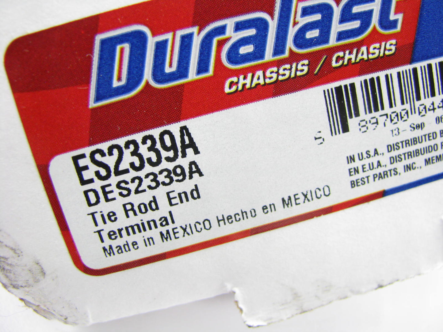 Duralast ES2339A FRONT RIGHT Steering Tie Rod End