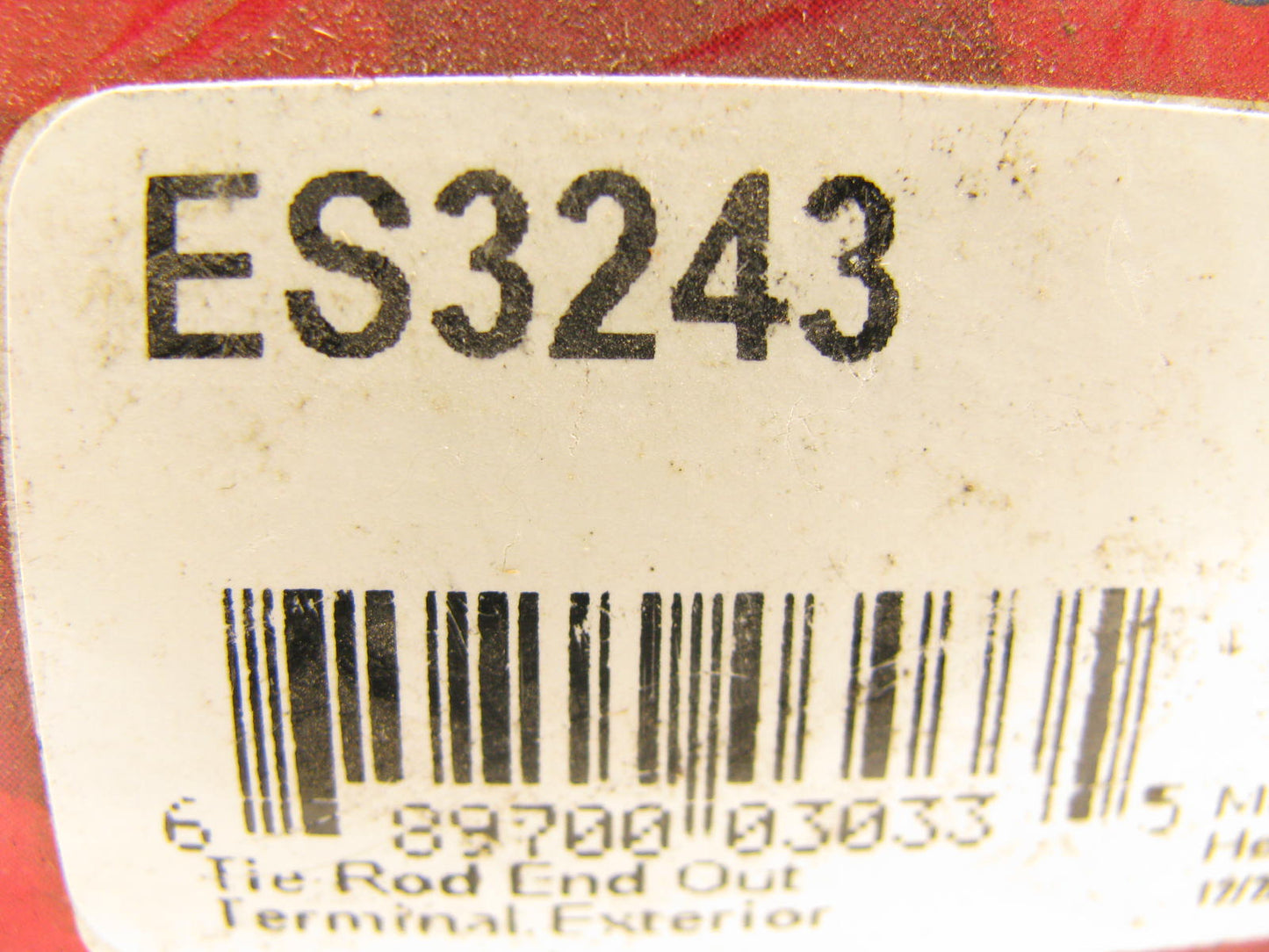 Duralast ES3243 Steering Tie Rod End - Front Outer