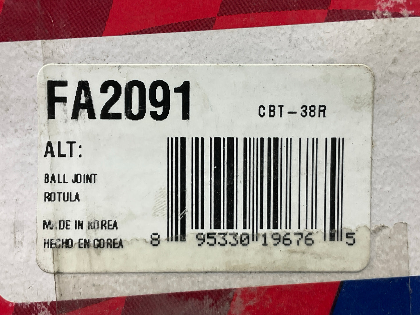 (2) Duralast FA2091 Front Lower Ball Joint 1991-1998 Toyota Tercel, 92-97 Paseo