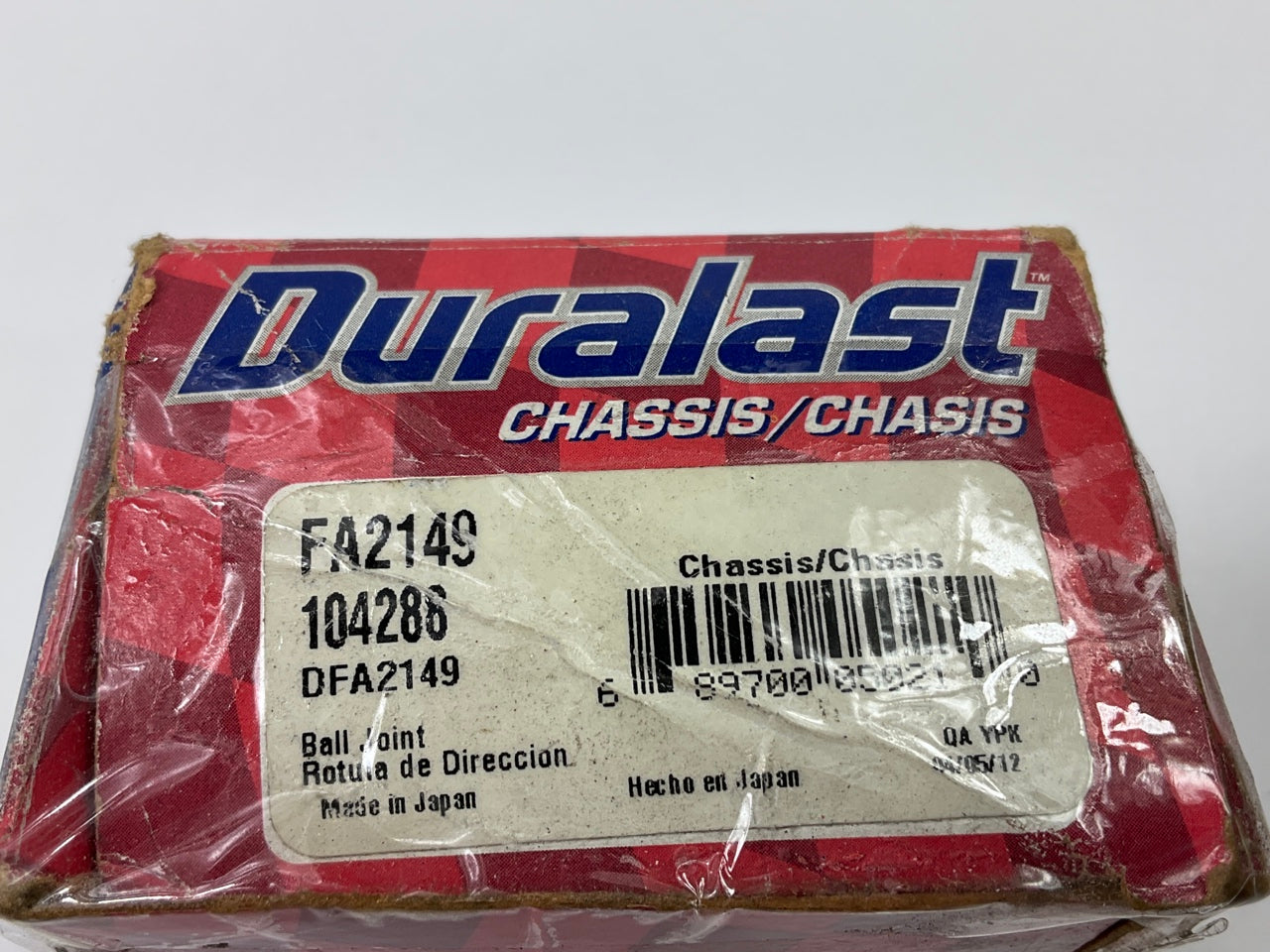 Duralast FA2149 Suspension Ball Joint, Front Upper