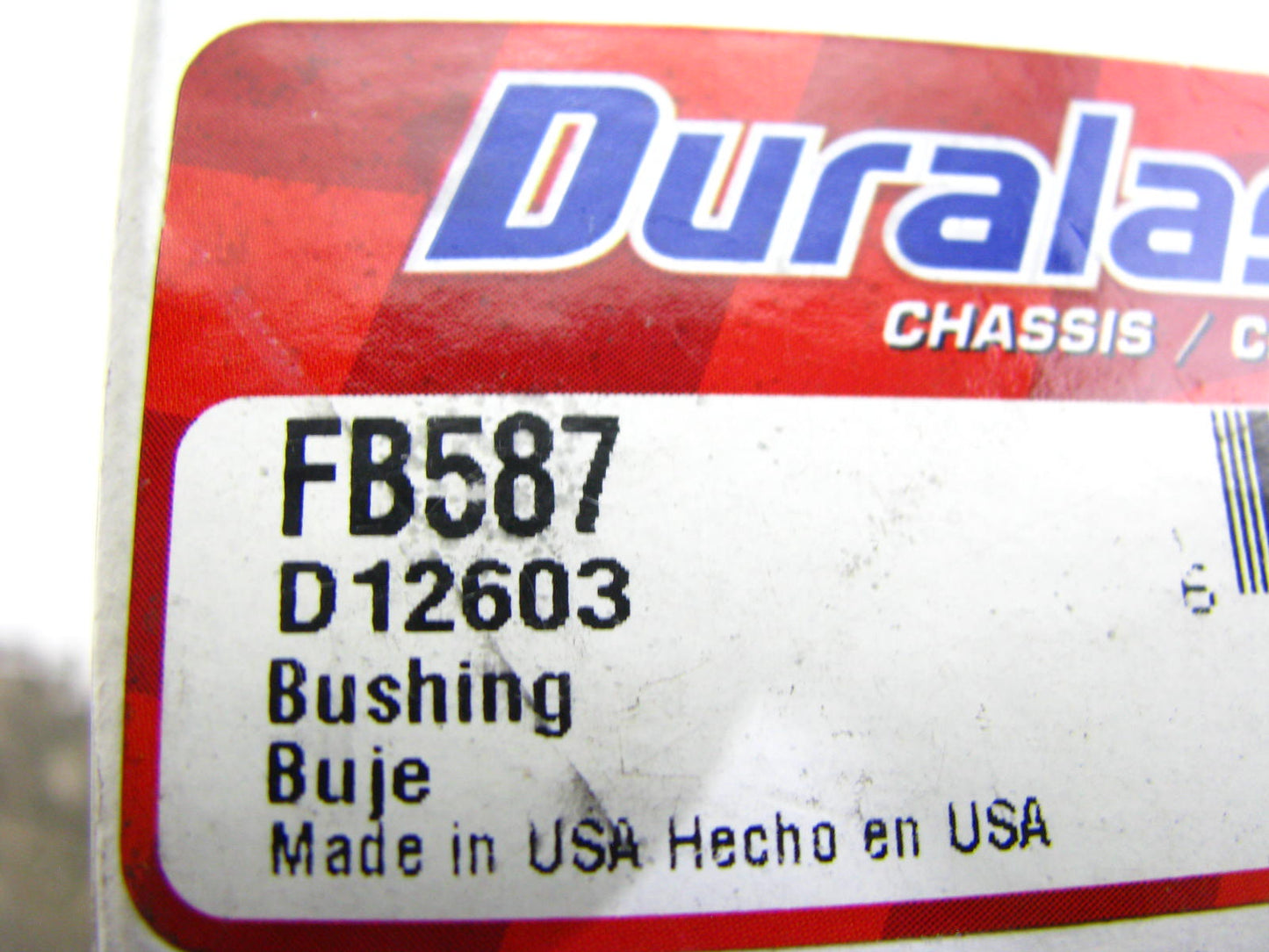 (2) Duralast FB587 REAR LOWER Suspension Control Arm Bushings