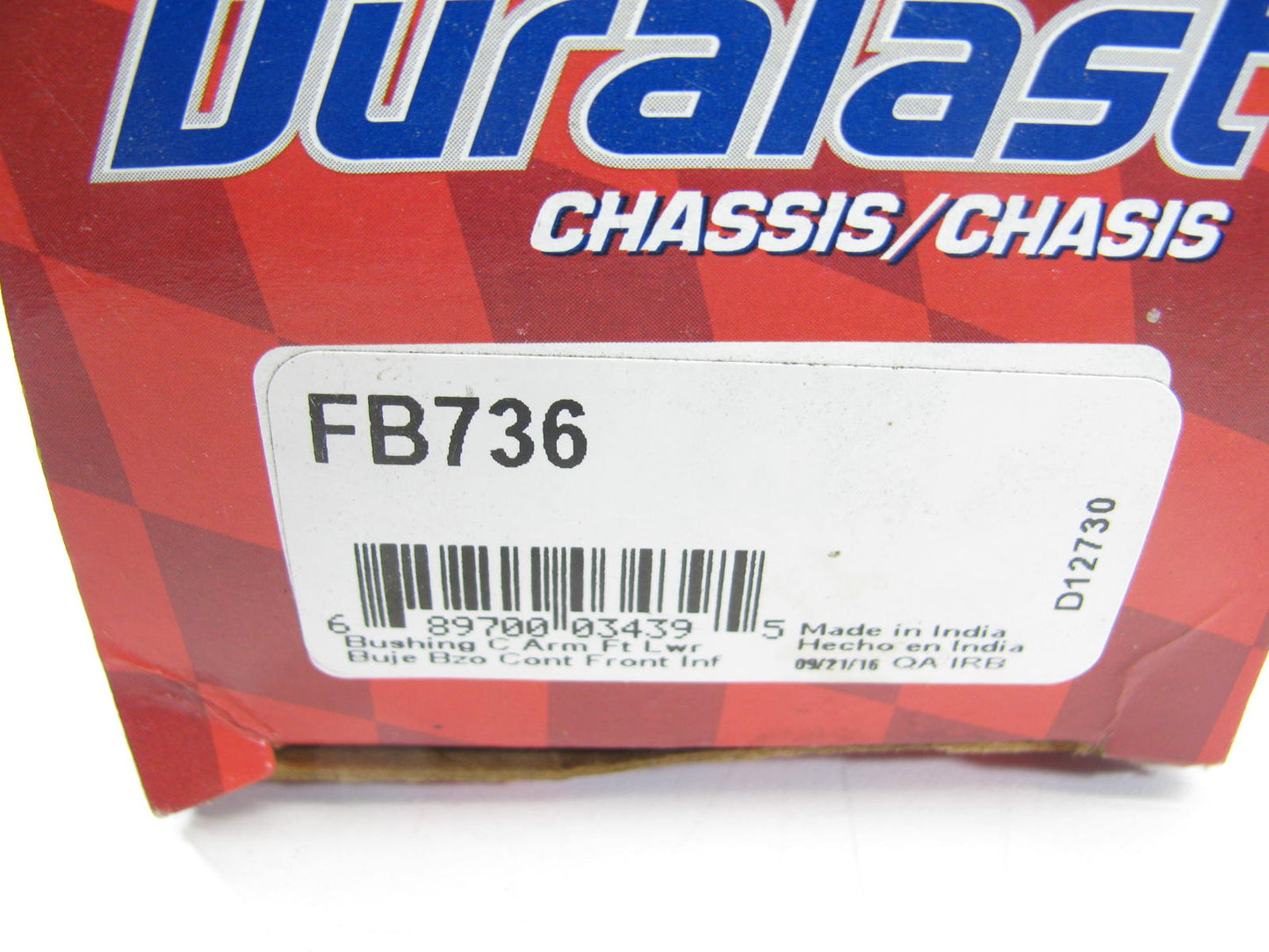 Duralast FB736 Suspension Control Arm Bushing - Front Lower Forward
