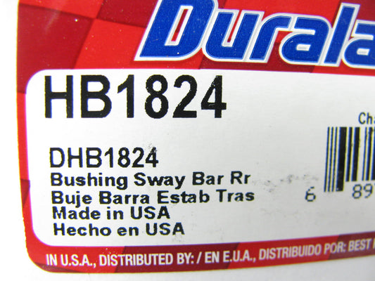 Duralast HB1824 Suspension Stabilizer Sway Bar Bushing Kit - Rear