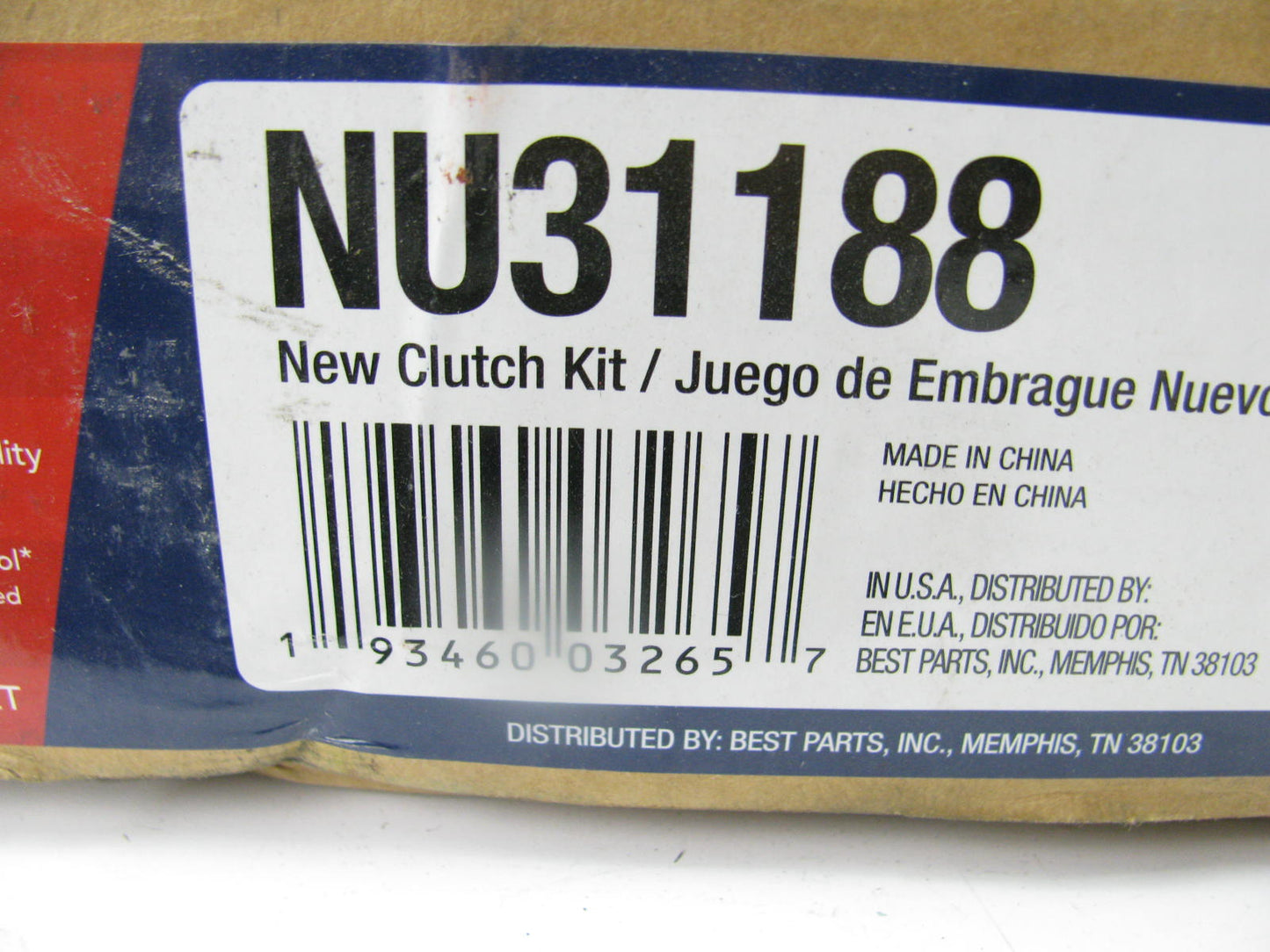 Duralast NU31188 Manual Transmission Clutch Kit