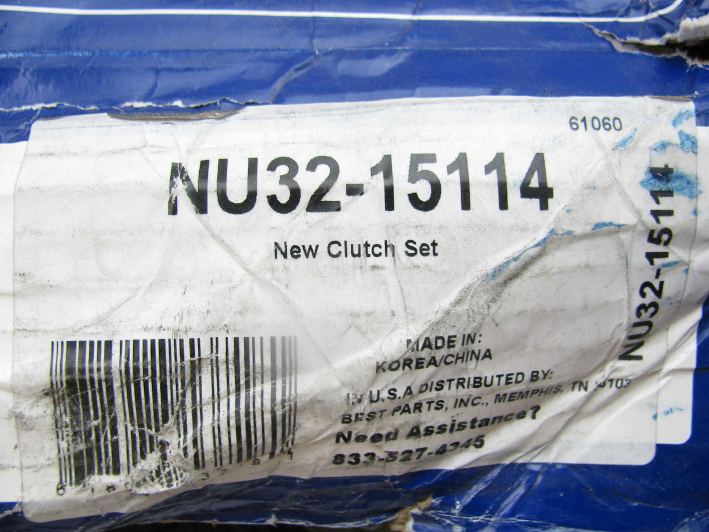 Duralast NU32-15114- Clutch Kit - MISSING ALIGNMENT TOOL