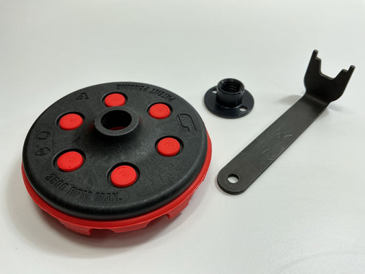 Dynabrade 92295 4'' Red-Tred Eraser Disc Easily Remove Decals, Pinstriping, Tape