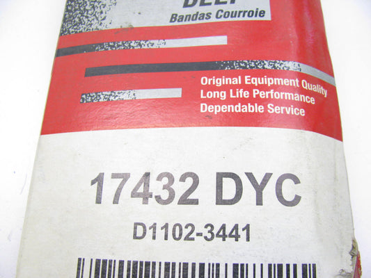 Dynacraft 17432DYC Accessory Drive Belt - 0.53'' X 43.20'' - 36 Degree