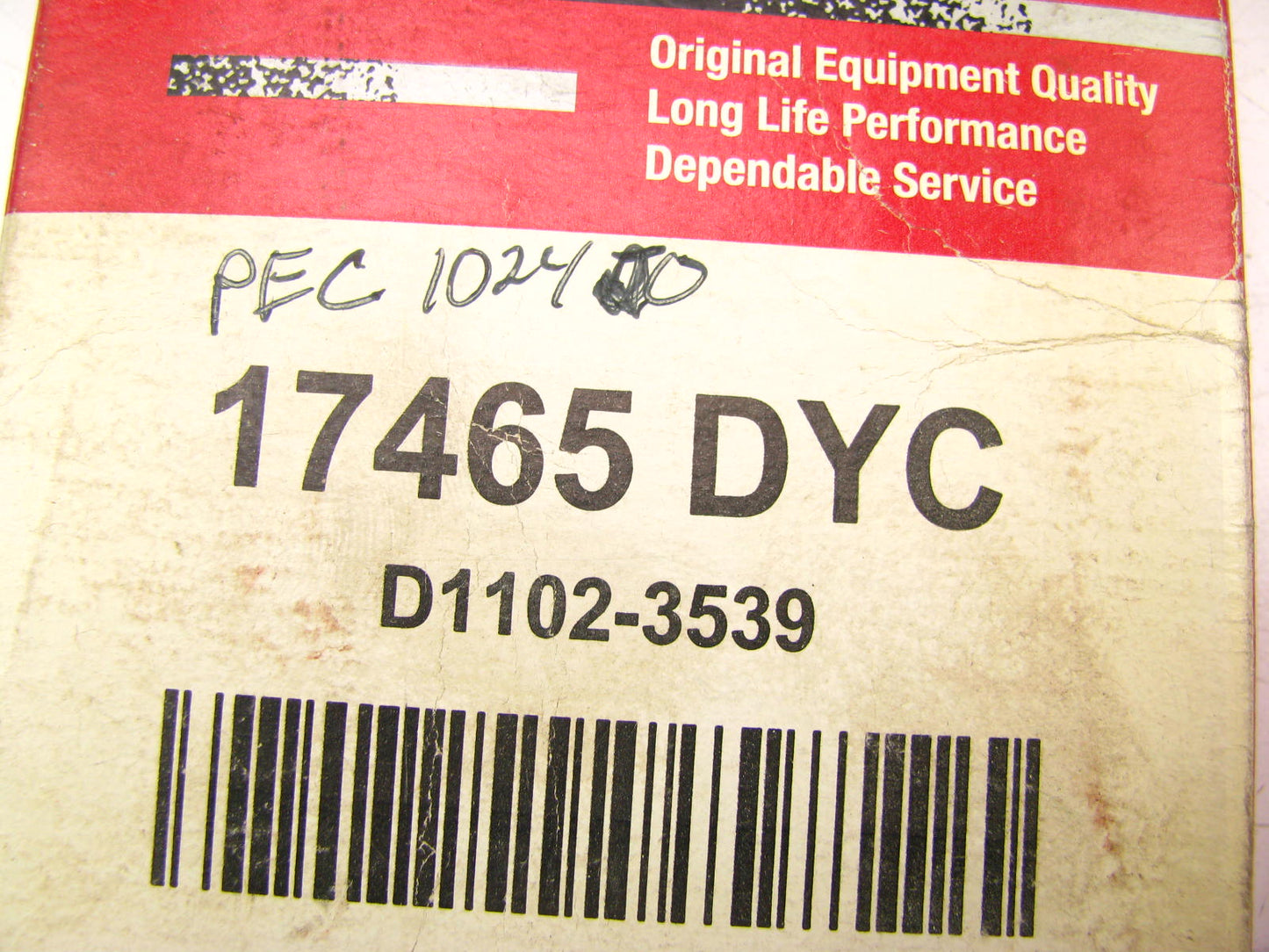 Dynacraft 17465DYC Accessory Drive Belt - 0.53'' X 46.50'' - 36 Degree