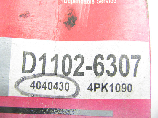 Dynacraft D1102-6307 Serpentine Belt - 0.56'' X 43.50'' - 4 Ribs