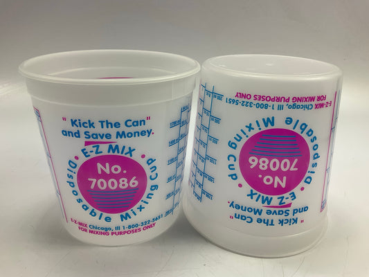 E-Z Mix 70086 2-1/2 Quart Disposable Paint Mixing Cups (25/Case)