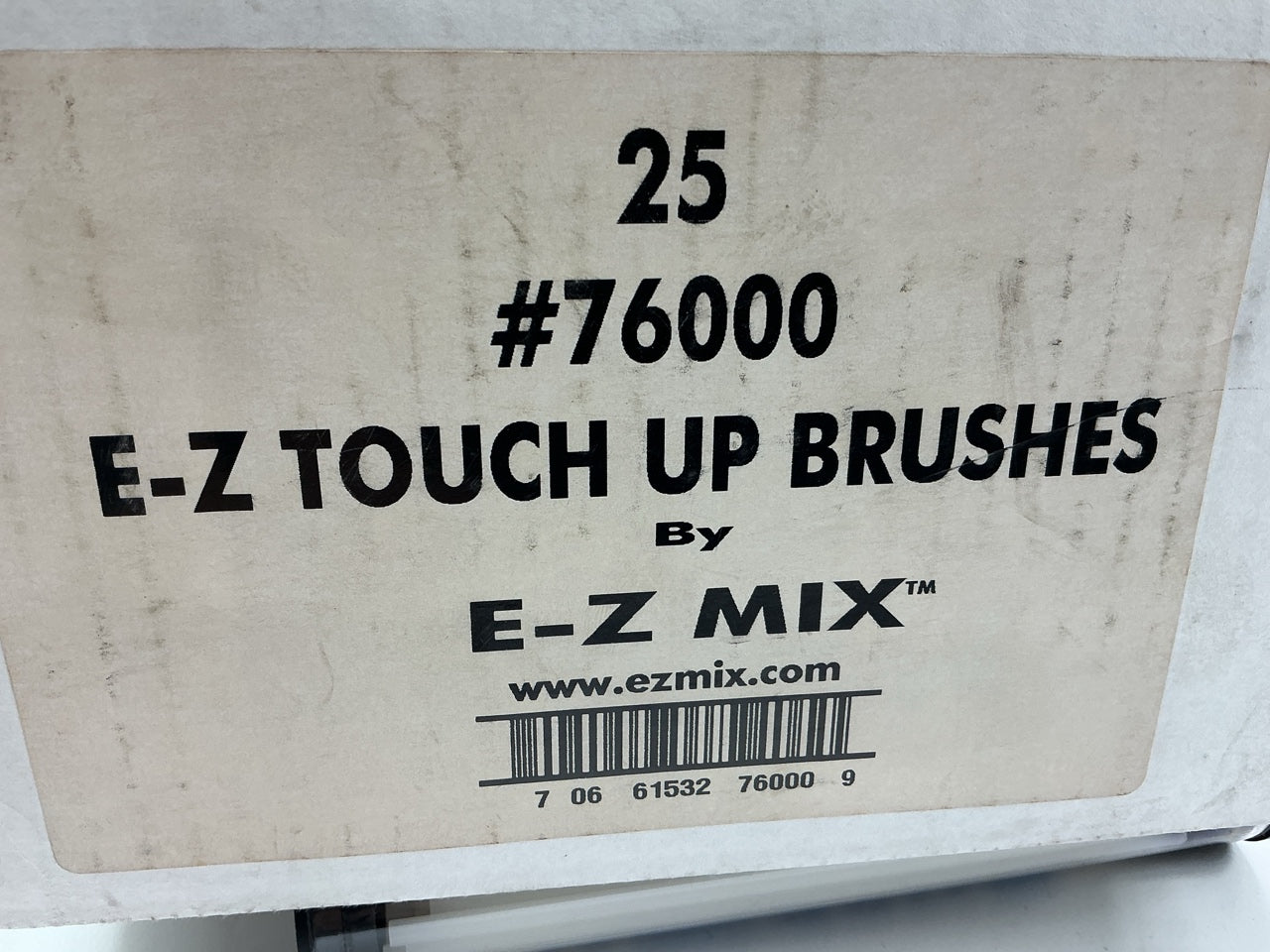 E-Z Mix 76000 E-Z Touch Up Brushes (36 Brushes / Tube) - 25 Tubes Total
